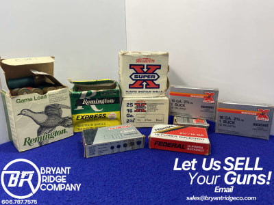 114 (Rds) Win/Rem/Fed/Wes/Rott 16 Ga 2 3/4" *PERFECT LOT OF SHOTGUN AMMO*