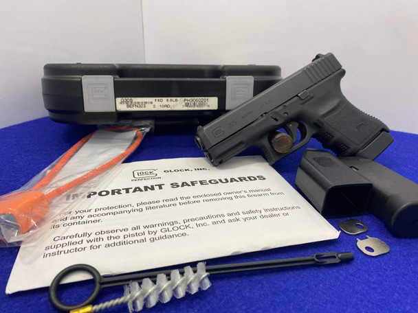 Glock 30S .45 ACP Black 3.78" *POPULAR STRIKER-FIRED SUBCOMPACT HANDGUN*