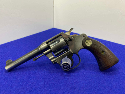 1928 Colt Police Positive .38 NP Blue 4" *VINTAGE "SECOND ISSUE" MODEL*