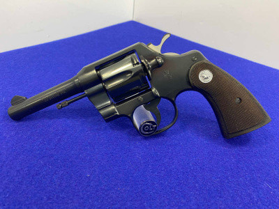 1968 Colt Official Police .38spl Blue *INCREDIBLE POST-WAR MODEL*