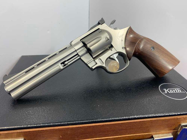 1995 Korth Sport .357 Mag Stainless 5.25" *HIGH-GRADE GERMAN MADE REVOLVER*