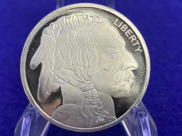 (2)* Buffalo Indian Head SILVER Rounds *.999 PURE SILVER* 2 Troy Ounces-GID1149535309