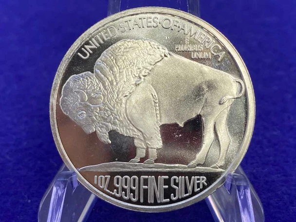 (2)* Buffalo Indian Head SILVER Rounds *.999 PURE SILVER* 2 Troy Ounces-GID1149534197