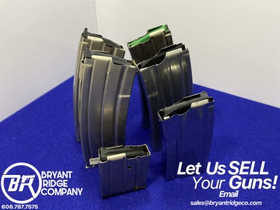 Lot of 4 Ruger Mini-14 .223 Magazines *MULTIPLE 30rd, 20rd, & 10rd MAGS*