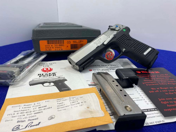 2005 Ruger P95PR 9mm SS -LOW SERIAL NUMBER- First Year Production *SET 4/4*