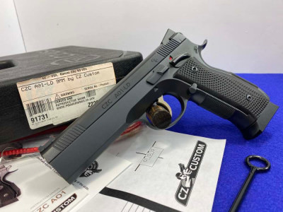 CZ A01-LD 9mm Blk 4.9" *ABSOLUTELY INCREDIBLE CUSTOM SHOP MODEL*