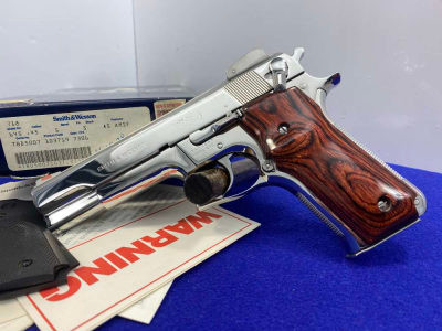 Smith Wesson 645 .45 ACP 5" *INCREDIBLE BRIGHT STAINLESS FINISH*