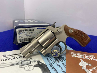 Smith Wesson 37 .38 Spl E-Nickel 2" *NO-DASH CHIEFS SPECIAL AIRWEIGHT*