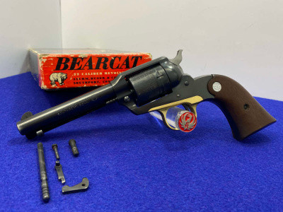 1971 Ruger Bearcat .22 LR Blue 4" *COMPACT SINGLE-ACTION*