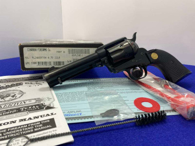 2012 Chiappa/Cimarron Plinkerton .22 LR Blk 4 3/4" *WESTERN-STYLE REVOLVER*