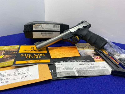 2011 Browning Buck Mark Camper SS URX .22 LR 5.5" *POPULAR RIMFIRE HANDGUN*