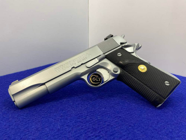 1980 Colt MK IV Series 70 .45 ACP Chrome *ICONIC GOVERNMENT MODEL*