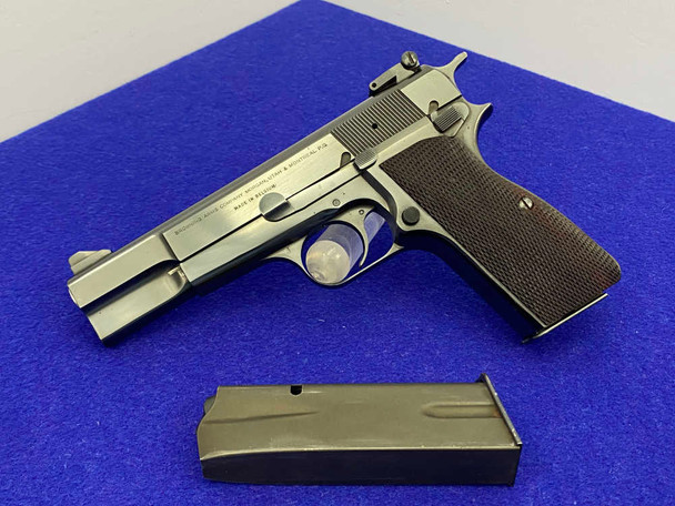 1973 Browning Hi-Power 9mm Blue 4 5/8" *BELGIAN MANUFACTURED PISTOL*