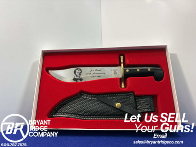 Case Jim Bowie 200th Anniversary Bowie Knife Display *Set COLLECTOR PIECE*