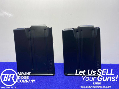 TWO 10-Round *MDT AICS BLACK SHORT ACTION MAGAZINES* .308 Win