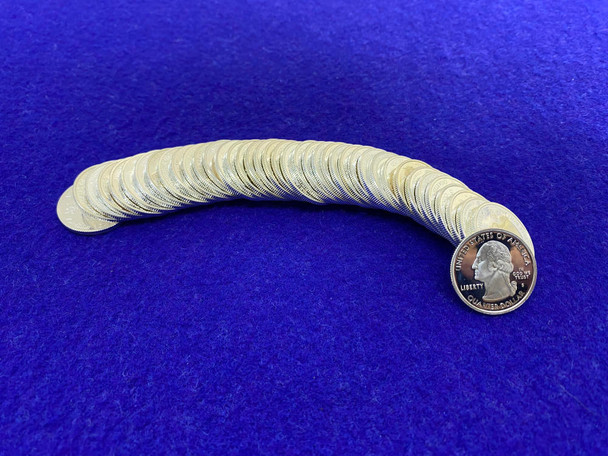 *1 ROLL 90% Silver Proof State Quarter -SILVER QUARTERS- *7.23 Troy Ounces*-GID1151675168