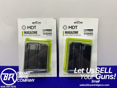 MDT AICS METAL SHORT ACTION MAGAZINE* TWO 10-Round .308 Win/6.5CM