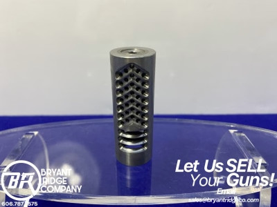 Unreamed V-Brake LG Muzzle Brake SS *11/16x24 THREAD / .19 ID / .94 OD*