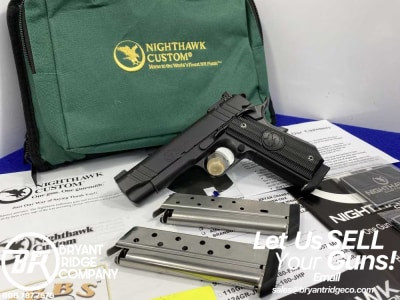 2019 Nighthawk Custom -Bob Marvel- 10mm 4.25" *SOUGHT-AFTER 1911* NOS