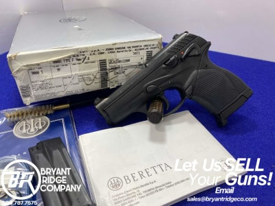 2007 Beretta 9000s 9mm Blue 3.5" *COMPACT CONCEALED CARRY PISTOL*