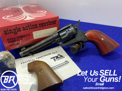 Fratelli Tanfoglio TA76 .22LR, .22 Magnum Blue *INTERCHANGEABLE CYLINDERS*