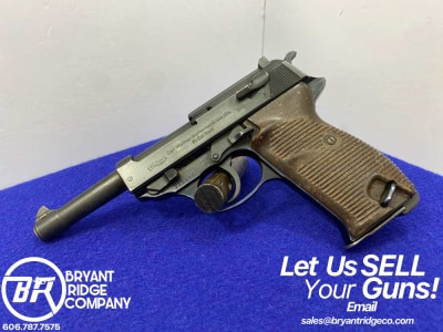 1965 Walther P1 9mm Phosphate 5" *POST-WWII GERMAN SERVICE PISTOL*