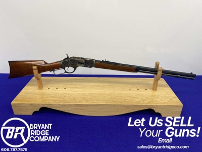 Cimarron Model 1873 Sporting Rifle 44 Spl Blue 24" *CASE HARDENED RECEIVER*
