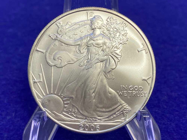 *2006 Silver Eagle -UNCIRCULATED- Straight From the Tube 1oz PURE SILVER-GID1150945235