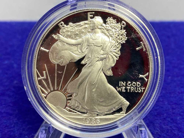 *1986 American Silver Eagle *PROOF COIN* 1oz Silver VERY DESIRABLE 1st YEAR -GID1150655790