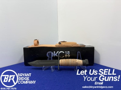 OKC Ontario 499 Survival Knife w/ Sheath Stone & Box *CLASSIC MODEL*