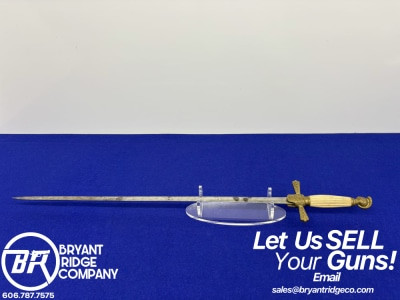 Antique Fraternal Sword Knight Pommel *OUTSTANDING DISPLAY PIECE*