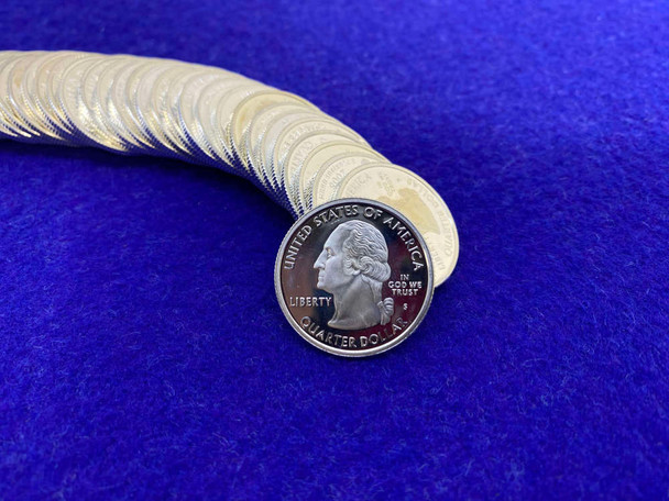 *1 ROLL 90% Silver Proof State Quarter -SILVER QUARTERS- *7.23 Troy Ounces*-GID1151590763