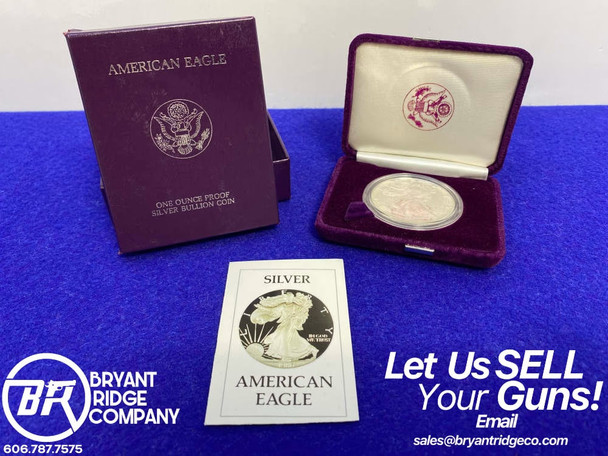 *1986 American Silver Eagle *PROOF COIN* 1oz Silver VERY DESIRABLE 1st YEAR -GID1150655886
