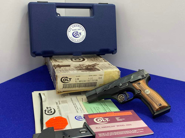 1992 Colt All American 2000 Blue 9mm *RARE: ONLY MADE FOR 2 YEARS!*