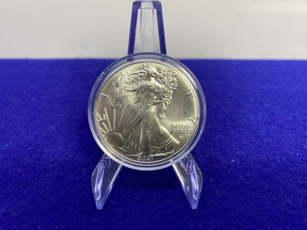 *2021 Silver Eagle *KEY DATE TRANSITION YEAR* Low Mintage 1 Troy Ounce .999