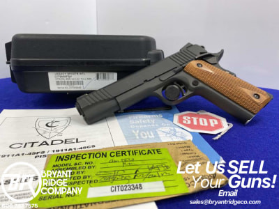 2013 Citadel 1911-A1 Full Size 9mm Black 5" *AWESOME SEMI-AUTOMATIC PISTOL*