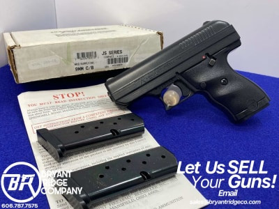 Hi-Point Firearms C9 9mm Black 3 1/2" *DURABLE BLACK POWDER COAT FINISH*-GID1170135983