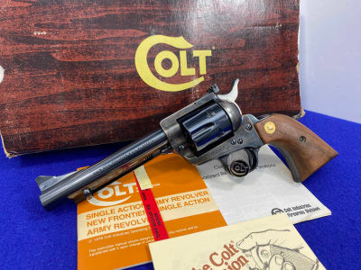 1981 Colt New Frontier Single Action Army .44spl *GORGEOUS THIRD GEN*