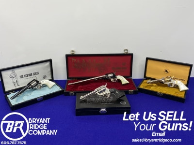 Colt Frontier Scout Lawman Series -4 RARE LIMITED EDITION COMMEMORATIVES-