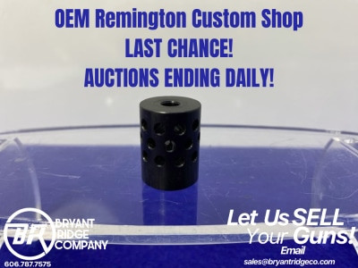 Unreamed Remington 3-Hole Muzzle Brake *1/2x28 THREAD/.75 OD/.22 ID*-GID1171060614