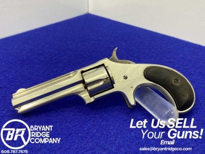 Remington & Sons Smoot .30 Rem Nickel 3 3/4" *COMPACT POCKET REVOLVER*