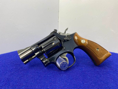 1969 Smith Wesson 15-3 K38 Combat .38 Spl Blue *SCARCE 2" PINNED BARREL*