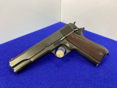 1943 Remington Rand M1911-A1 US Army 45 -ULTRA RARE HIGH CONDITION EXAMPLE-