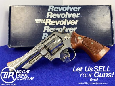 Smith Wesson 25-5 .45 Colt 4" *GORGEOUS NICKEL FINISHED SMITH* Full Target