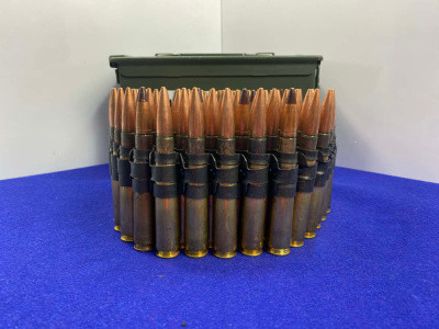 100 Rounds of .50 BMG Linked Ammo *FANTASTIC RIFLE AMMUNITION*