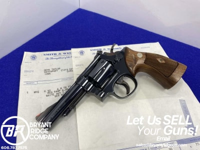 ULTRA RARE Smith Wesson 16-2 K32 32SW 4" *SPECIAL ORDER - OG SALES INVOICE*