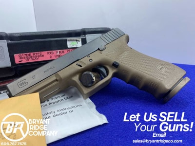 Glock 17 Gen3 9mm FDE 4.49" *RTF2 FRAME WITH VICKERS TACTICAL ACCESSORIES*