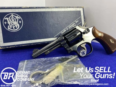 Smith Wesson 10-2 .38 Spl Blue 4" -CLASSIC .38 MILITARY & POLICE- Amazing