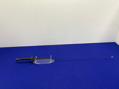 Vintage Fencing Foil Training Sword Square Blade Wire Grip*VINTAGE DISPLAY*