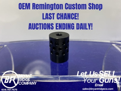Unreamed Remington 3-Hole Muzzle Brake *1/2x28 THREAD/.75 OD/.22 ID*-GID1175171750